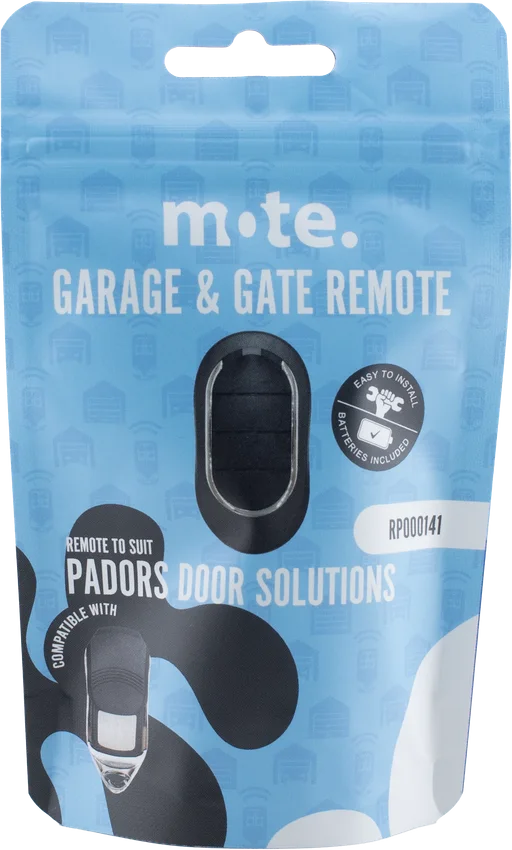 Mote packaged remote to suit Padors Door Solutions