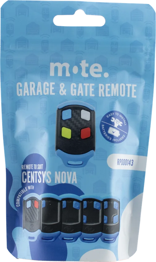 Mote packaged remote to suit Centsys Nova