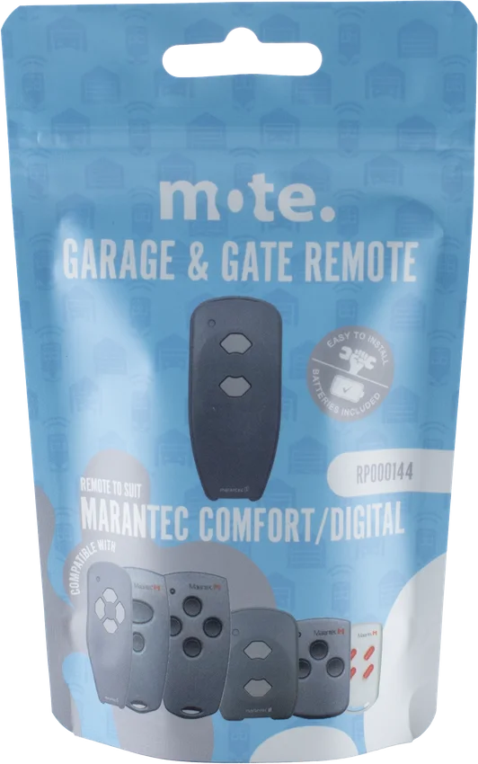 Mote packaged remote to suit Marantec Comfort/Digital