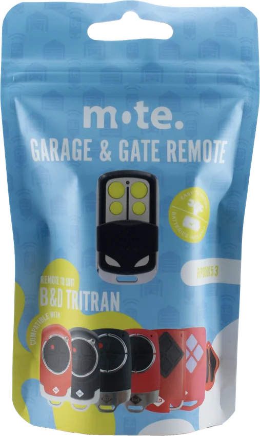 Mote packaged remote to suit B&D Tritran