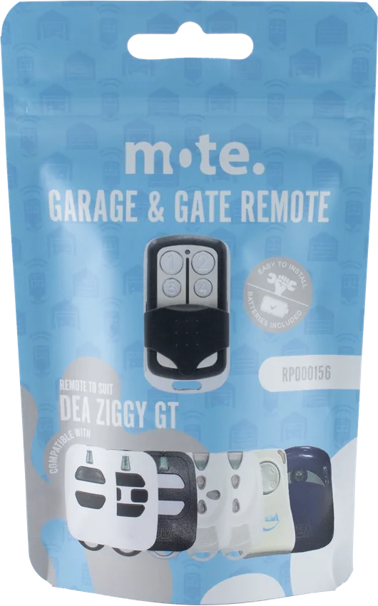 Mote packaged remote to suit DEA Ziggy GT
