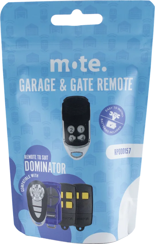 Mote packaged remote to suit Dominator