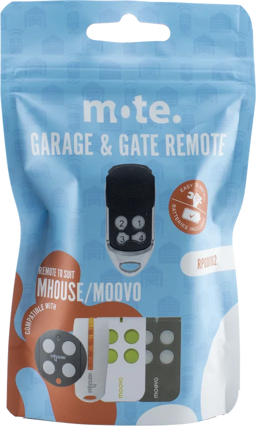 Mote packaged remote to suit mHouse, Moovo