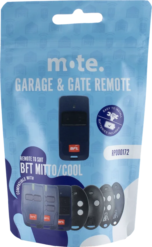 Mote packaged remote to suit BFT Mitto/Cool