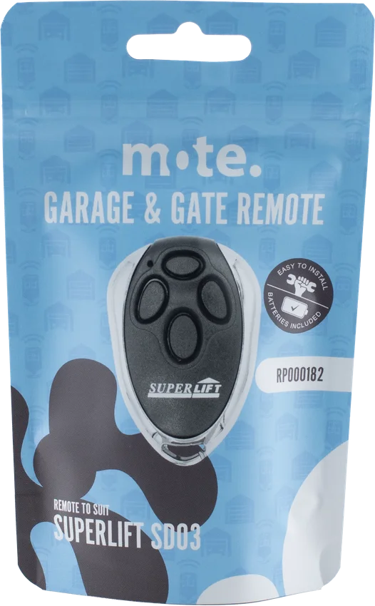 Mote packaged remote to suit Superlift SDO3