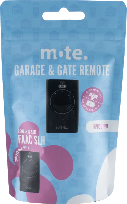 Mote packaged remote to suit FAAC SLH