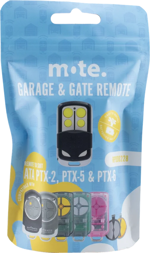 Mote packaged remote to suit ATA PTX-2, PTX-5, PTX-6
